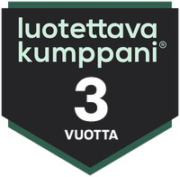Luotettava Kumppani 3 vuotta -sertifikaatti